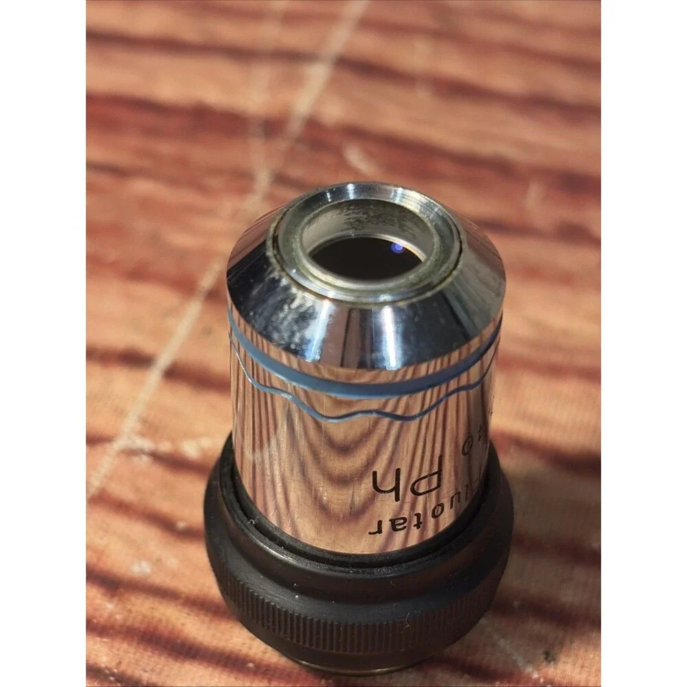 WILD HEERBRUGG 10X PLAN PL FLUOTAR OBJECTIVE MICROSCOPE LENS M20 M11